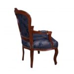 fauteuil louis xv bleu